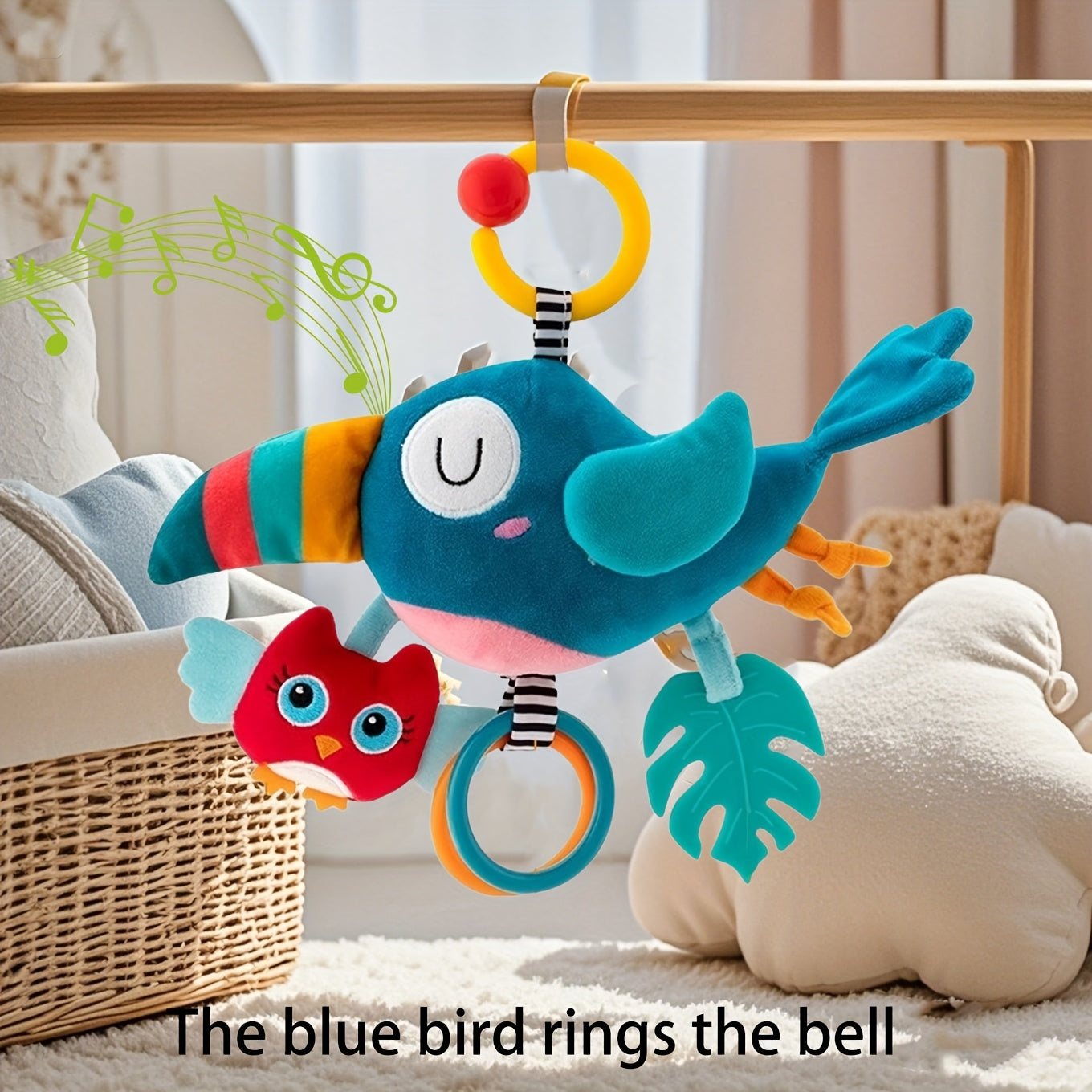 Baby Music Rattles, Eight-Tone Music Boxes, Stroller And Crib Hanging Toys, Gifts for Babies, Birthday, Holiday, And New Year Presents