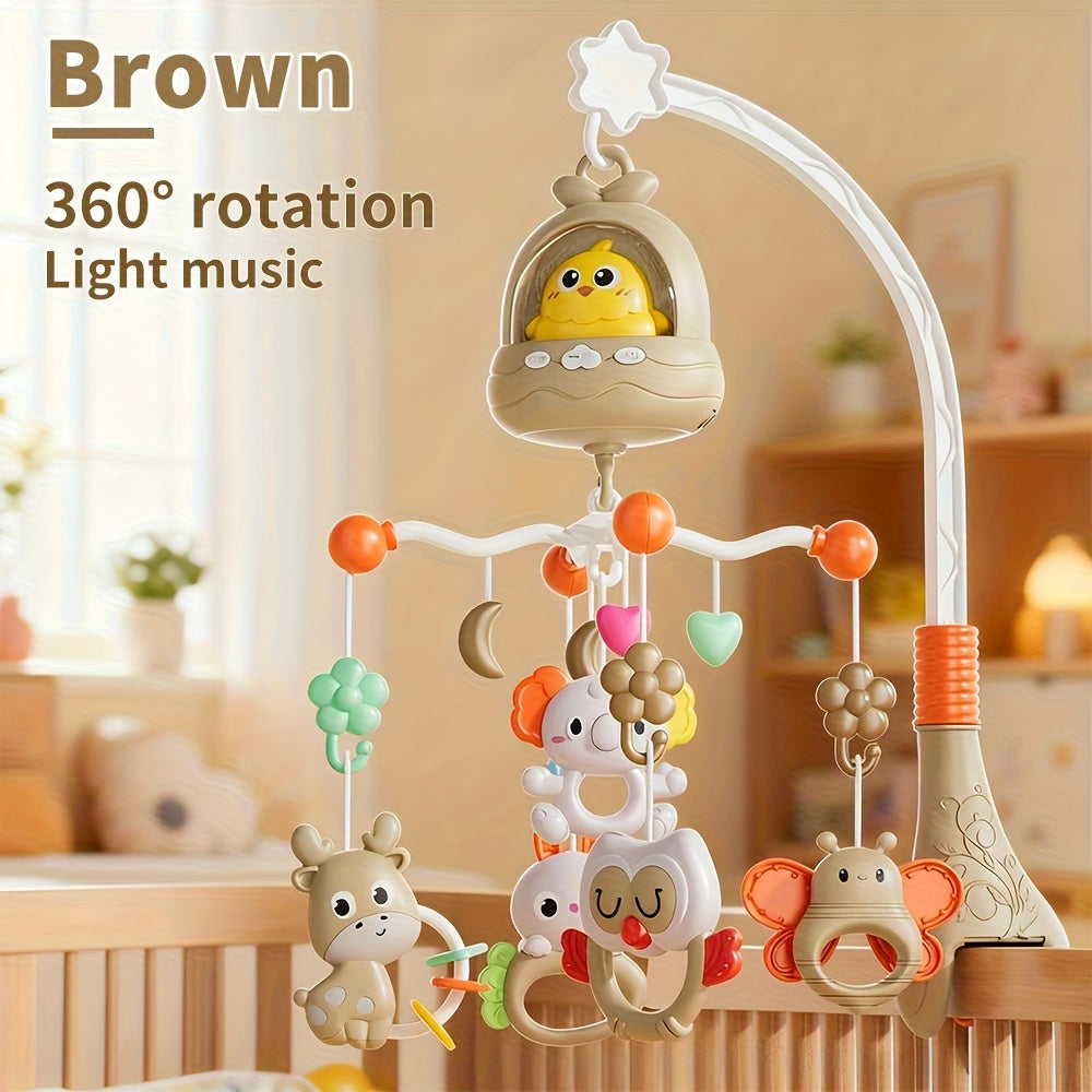 Baby Music Sensory, Equipped with Detachable Animal Bells+lullaby Night+360 ° Rotating Music Device, Soothing Lullabies. Good Reasons to Give to Boys and Girls