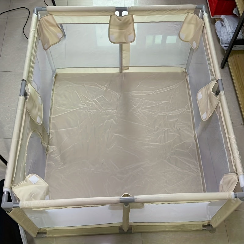 71.3X71.3 Inch Baby Playpen with Breathable Mesh & Anti-Fall Design - Indoor\u002FOutdoor Toddler Safety Pen, Easy Assembly, Portable Play Yard for Infants & Youngsters, Indoor Playpen, Playful Design, Secure Closure System for Christmas And Halloween