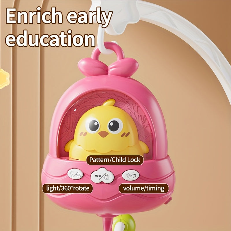 Baby Music Sensory, Equipped with Detachable Animal Bells+lullaby Night+360 ° Rotating Music Device, Soothing Lullabies. Good Reasons to Give to Boys and Girls