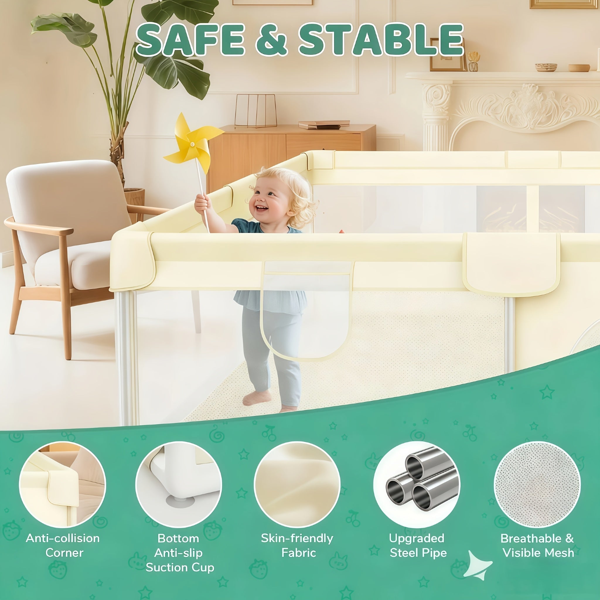 Infant and Toddler Playpen