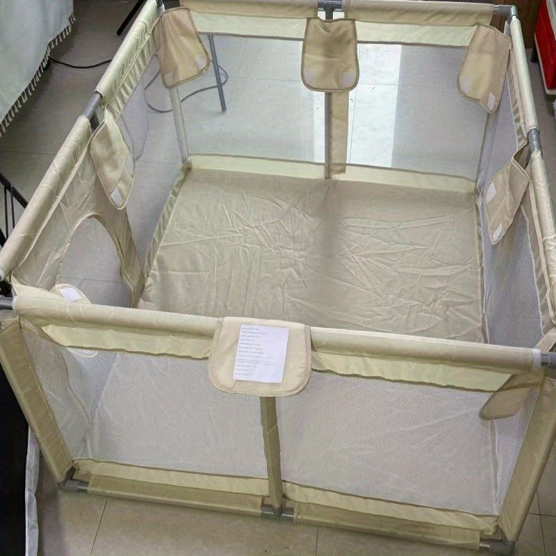 71.3X71.3 Inch Baby Playpen with Breathable Mesh & Anti-Fall Design - Indoor\u002FOutdoor Toddler Safety Pen, Easy Assembly, Portable Play Yard for Infants & Youngsters, Indoor Playpen, Playful Design, Secure Closure System for Christmas And Halloween