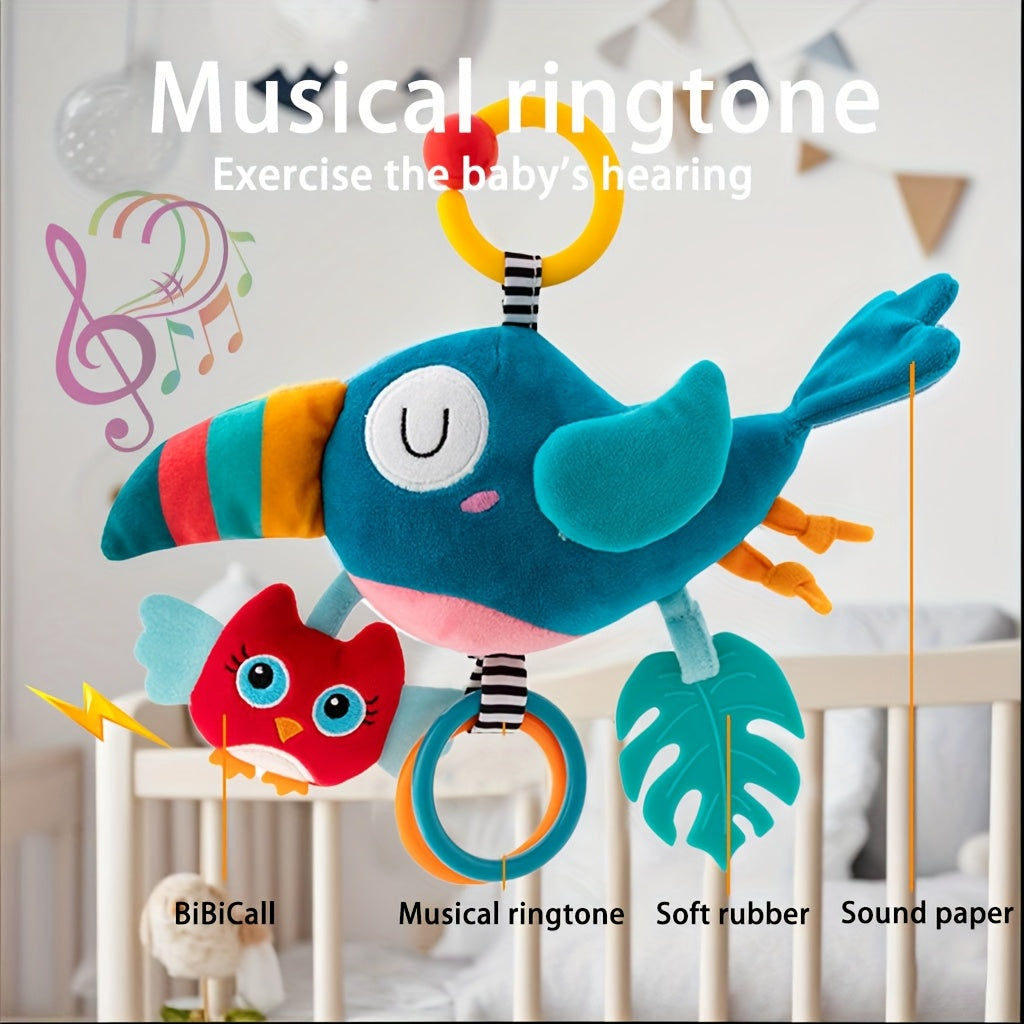 Baby Music Rattles, Eight-Tone Music Boxes, Stroller And Crib Hanging Toys, Gifts for Babies, Birthday, Holiday, And New Year Presents