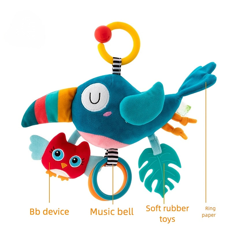 Baby Music Rattles, Eight-Tone Music Boxes, Stroller And Crib Hanging Toys, Gifts for Babies, Birthday, Holiday, And New Year Presents