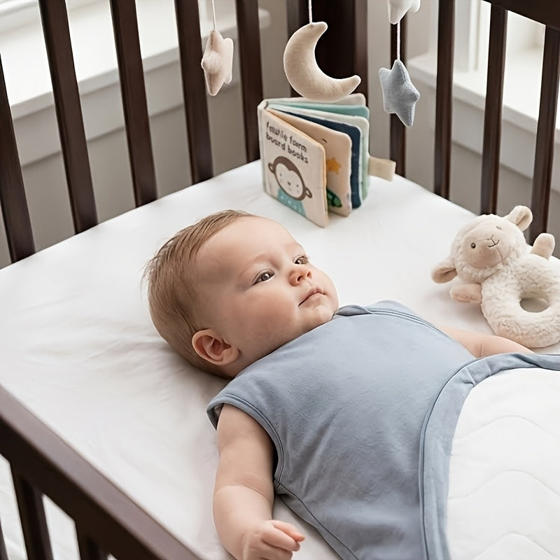 Bamboo Viscose Baby Sleeping Bag, 1.0 TOG Ultra Soft Breathable Sleep Sack Baby with Two-Way Zipper, Safe Cozy Sleeping Baby Sleep Sack for 0-24 Months Baby Boys Girls Newborn