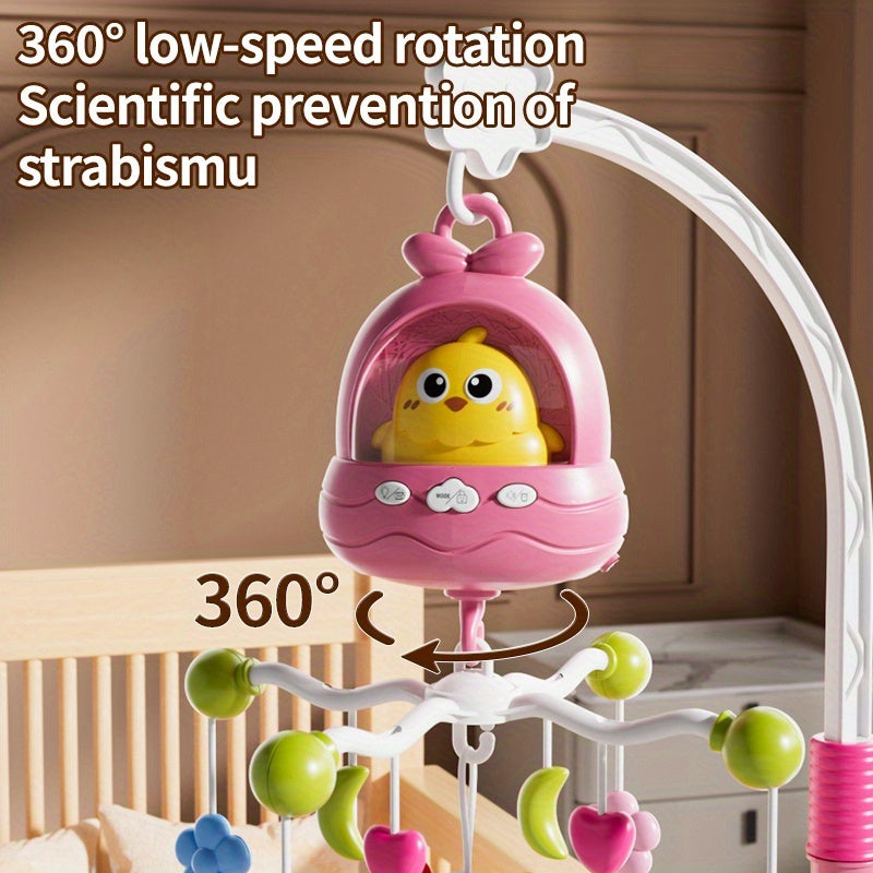 Baby Music Sensory, Equipped with Detachable Animal Bells+lullaby Night+360 ° Rotating Music Device, Soothing Lullabies. Good Reasons to Give to Boys and Girls