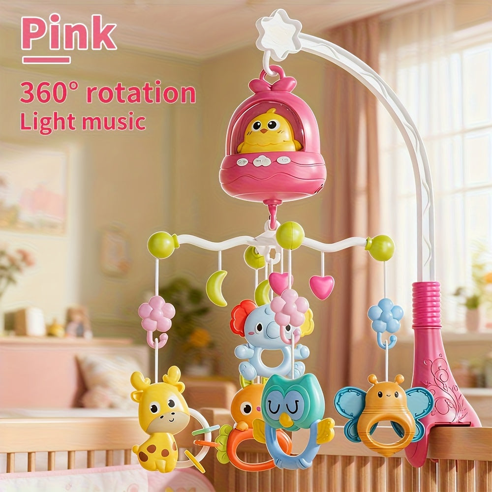 Baby Music Sensory, Equipped with Detachable Animal Bells+lullaby Night+360 ° Rotating Music Device, Soothing Lullabies. Good Reasons to Give to Boys and Girls