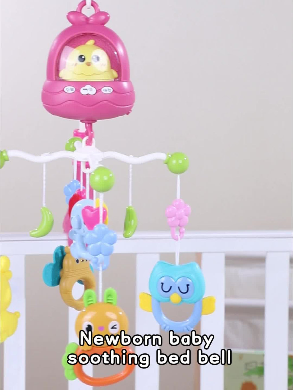 Baby Music Sensory, Equipped with Detachable Animal Bells+lullaby Night+360 ° Rotating Music Device, Soothing Lullabies. Good Reasons to Give to Boys and Girls