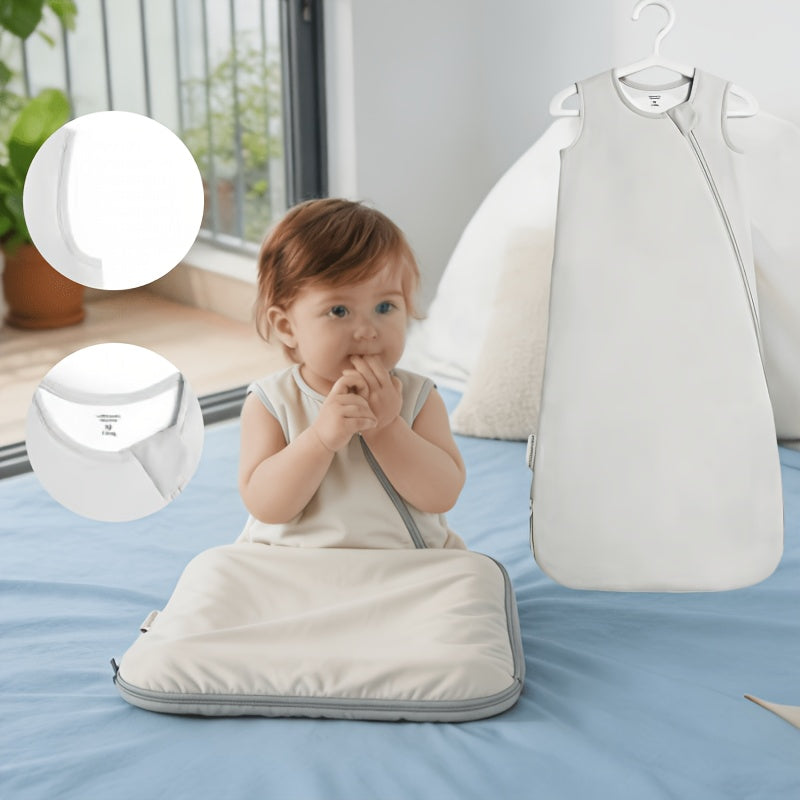 1.0 TOG Kids Bamboo Viscose Wearable Blanket & Sleeping Bag - Sleeveless Infant Bedding with 2-Way, Ultra Soft Breathable Suitable for for -night Warmth, Machine Washable for, Bedding