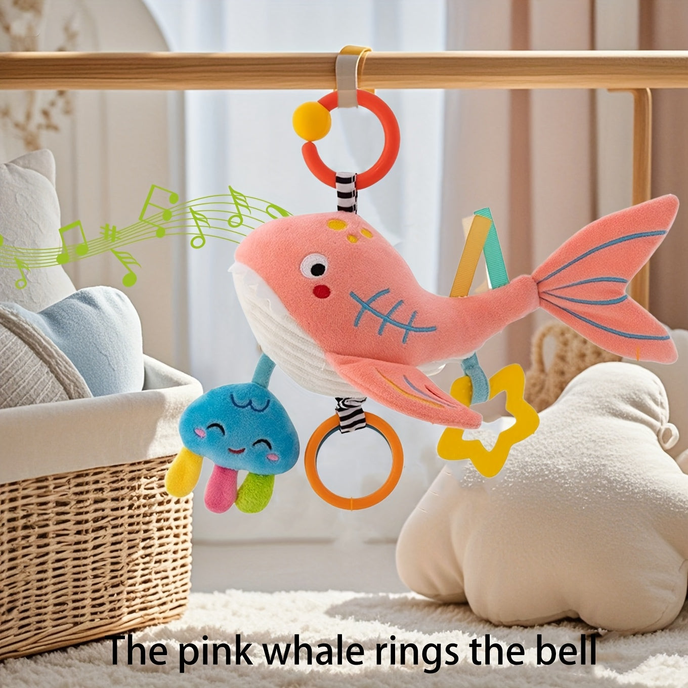 Baby Music Rattles, Eight-Tone Music Boxes, Stroller And Crib Hanging Toys, Gifts for Babies, Birthday, Holiday, And New Year Presents