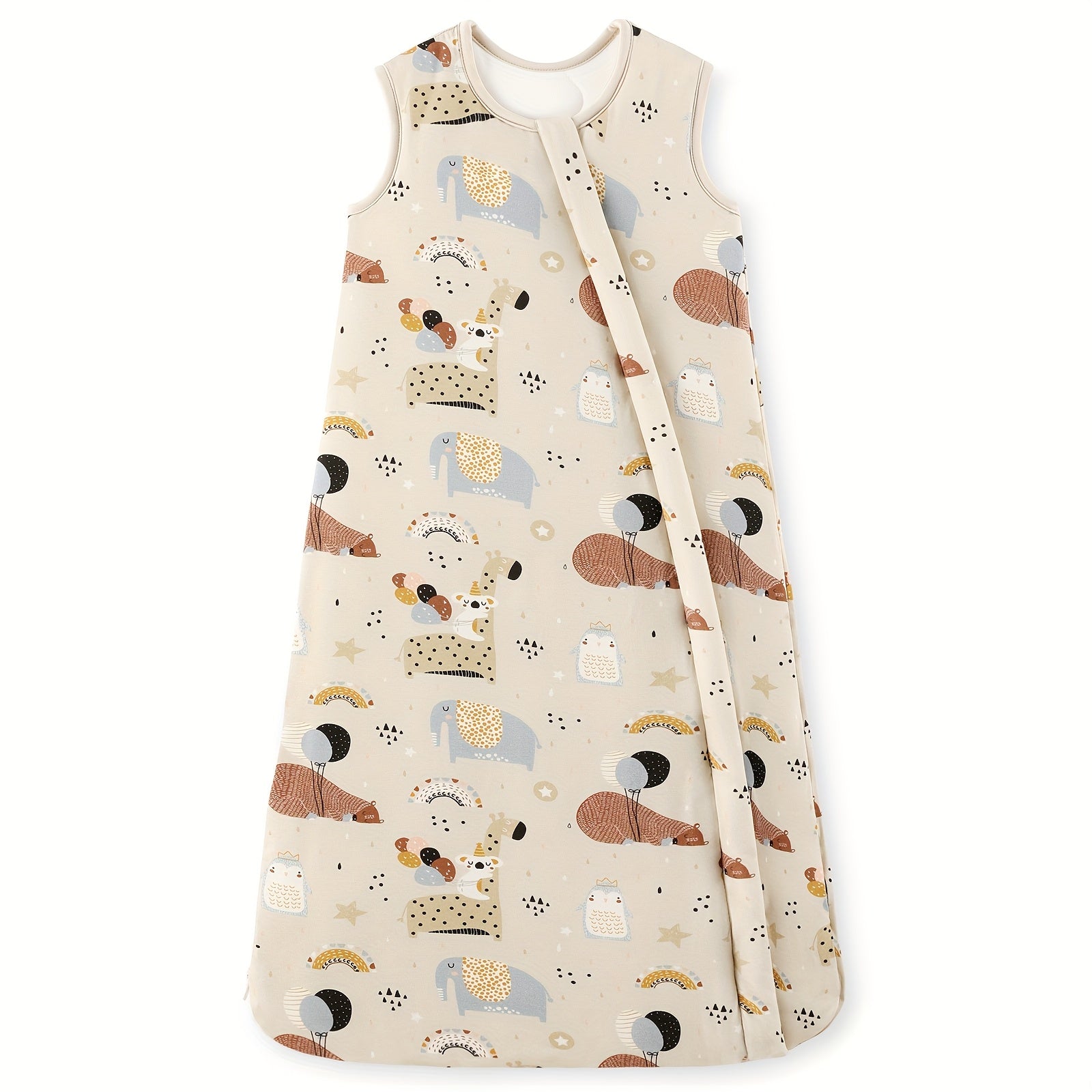 Yoofoss Rayon Made from Bamboo Baby Sleep Sack 6-12 Months 1.0 Tog Baby Wearable Blanket, Super Soft Infant Toddler Sleeping Sack 2-Way Zipper