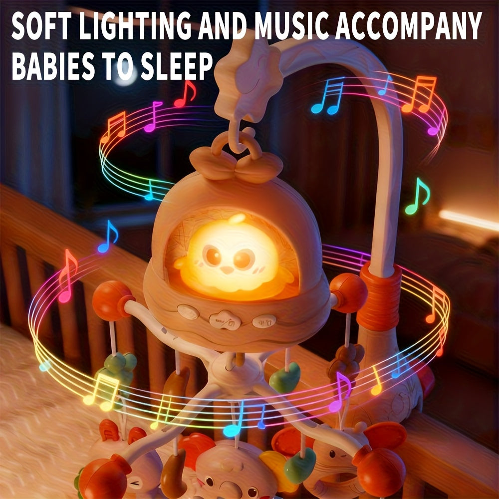 Baby Music Sensory, Equipped with Detachable Animal Bells+lullaby Night+360 ° Rotating Music Device, Soothing Lullabies. Good Reasons to Give to Boys and Girls