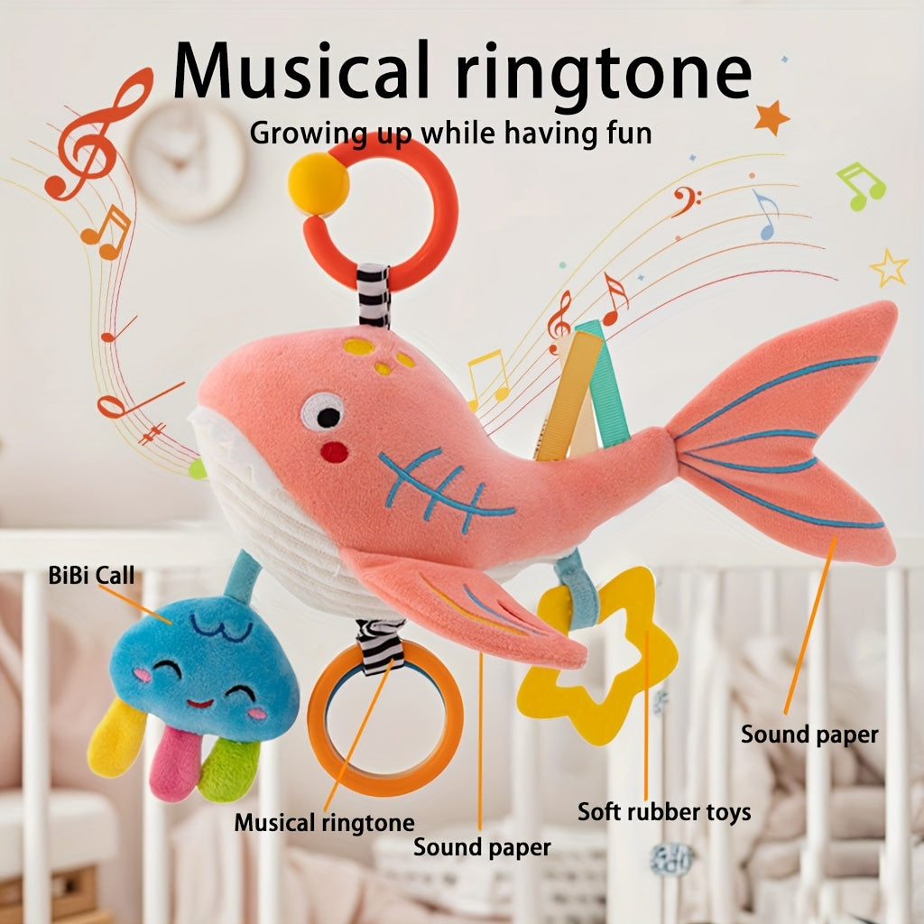 Baby Music Rattles, Eight-Tone Music Boxes, Stroller And Crib Hanging Toys, Gifts for Babies, Birthday, Holiday, And New Year Presents