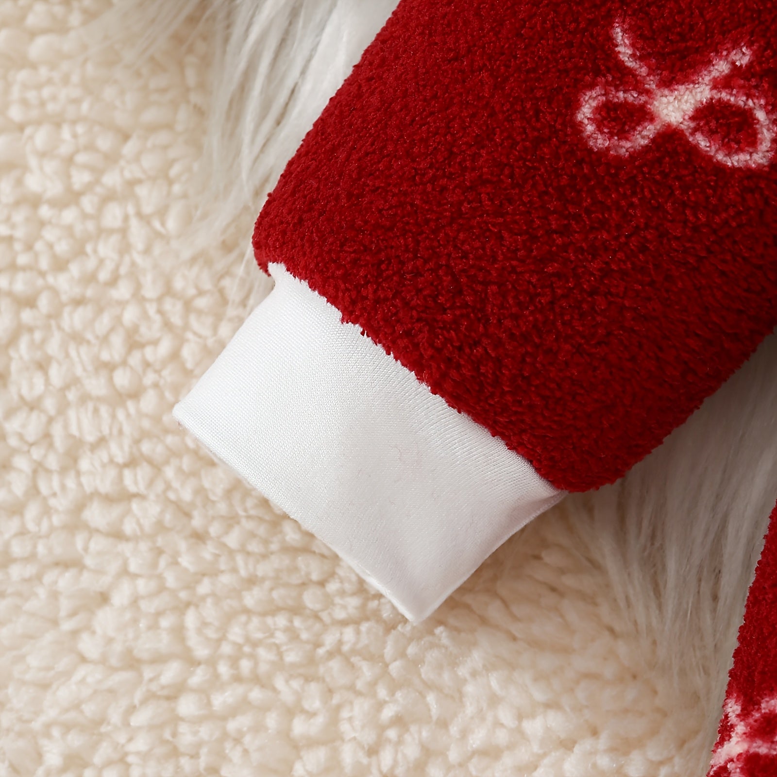 Baby Heart Bear Long Sleeve Flannel Sleep Sack with Two-Way Hidden Zipper - Kick-Proof, Warm And Soft for Autumn And Winter