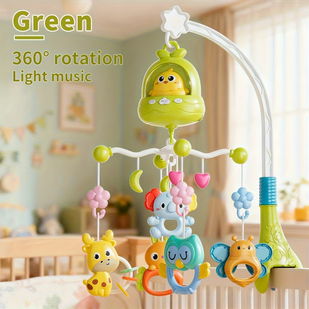 Baby Music Sensory, Equipped with Detachable Animal Bells+lullaby Night+360 ° Rotating Music Device, Soothing Lullabies. Good Reasons to Give to Boys and Girls