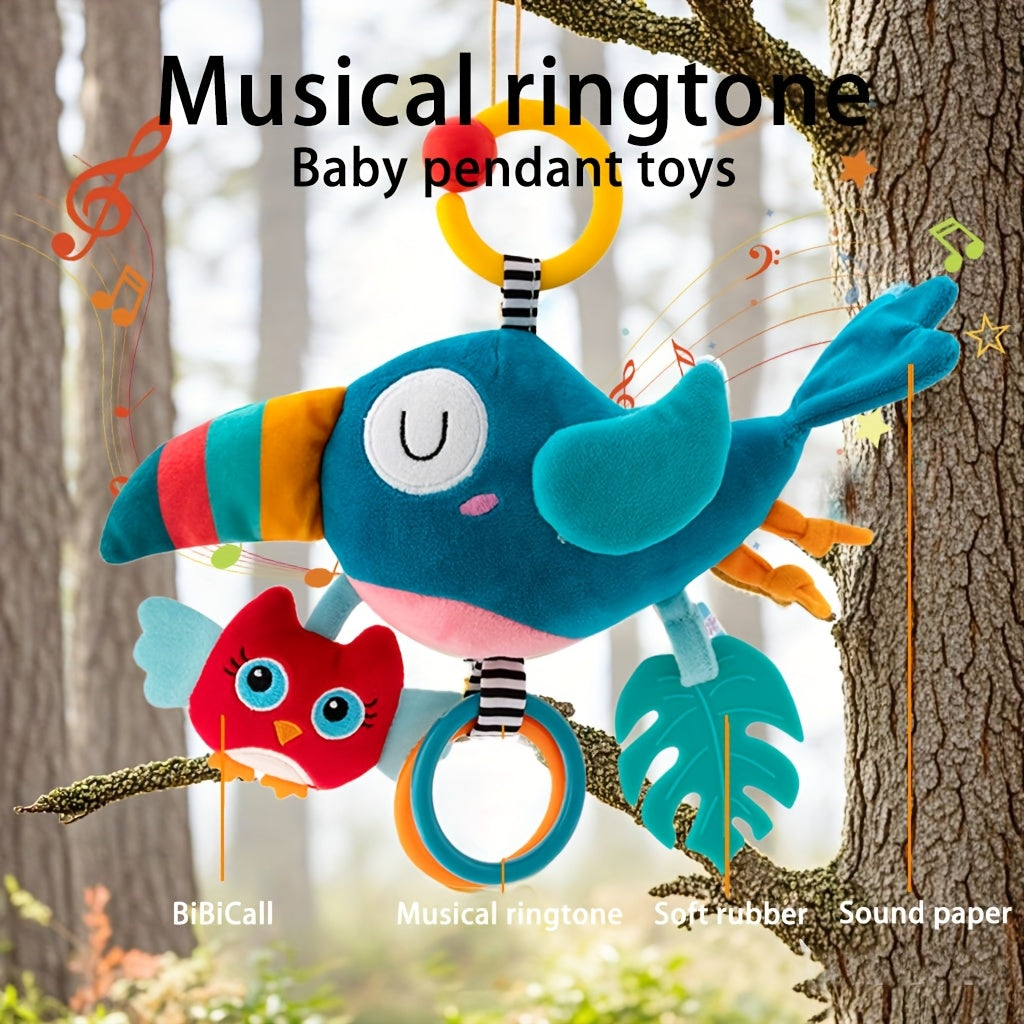 Baby Music Rattles, Eight-Tone Music Boxes, Stroller And Crib Hanging Toys, Gifts for Babies, Birthday, Holiday, And New Year Presents