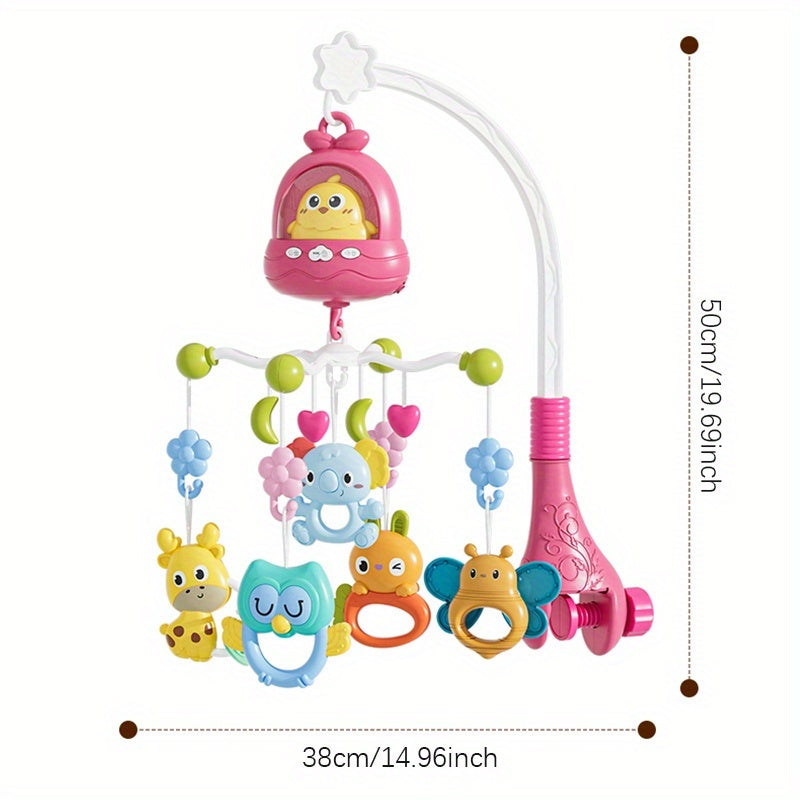 Baby Music Sensory, Equipped with Detachable Animal Bells+lullaby Night+360 ° Rotating Music Device, Soothing Lullabies. Good Reasons to Give to Boys and Girls